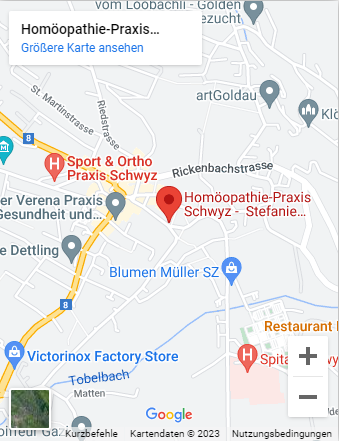 Kontakt mit Stefanie Dettling - Homöopathie Praxis in Schwyz